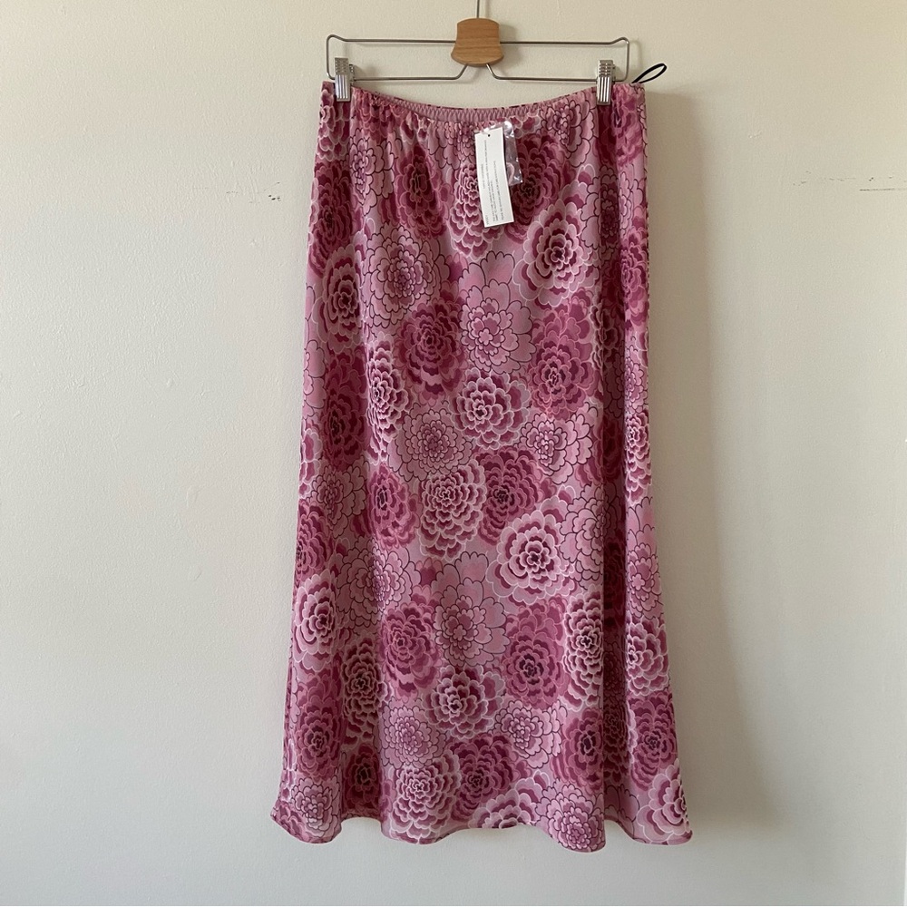 WINDSMOOR Pink Floral Midi Skirt